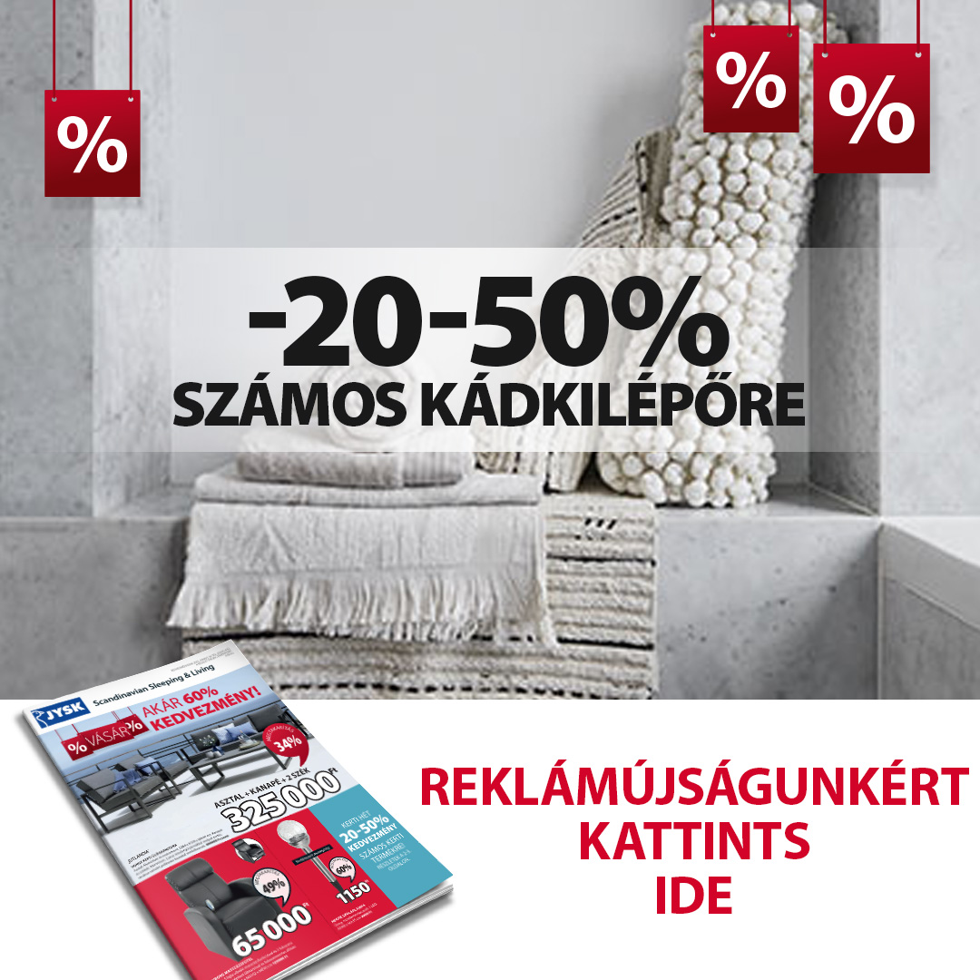 Fürdőszobaszőnyegek | Akár -50%
