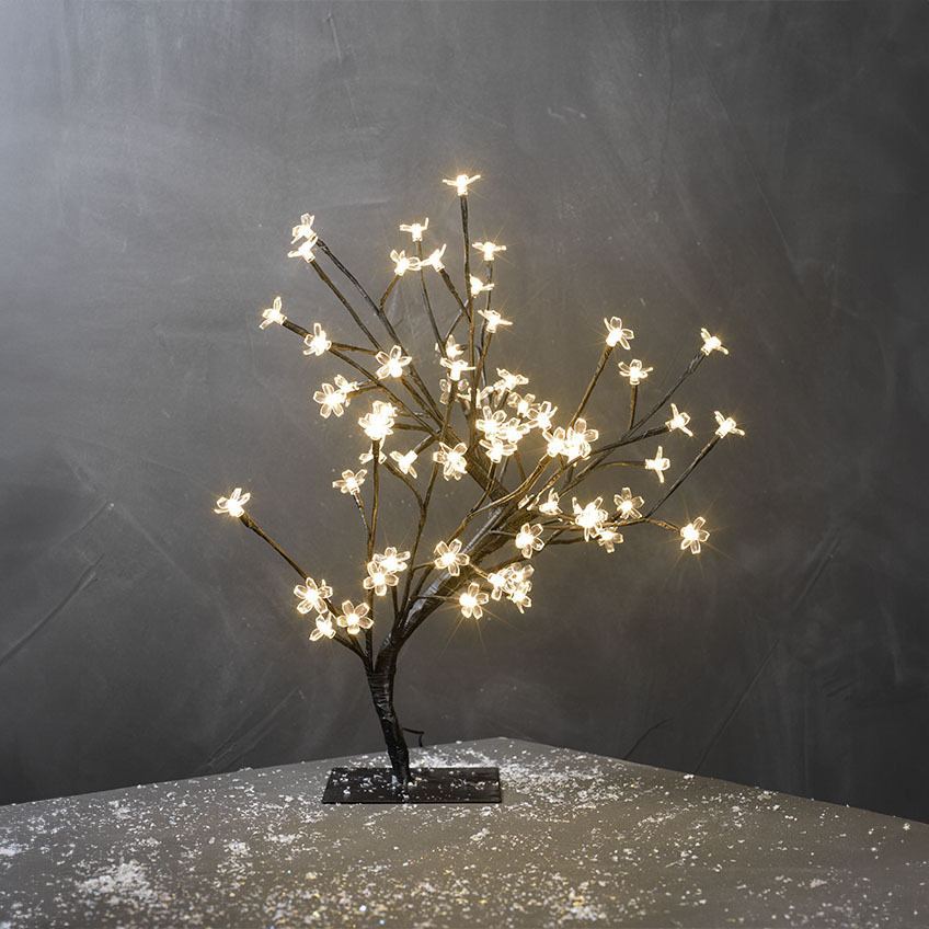 Kisméretű LED világító fa karácsonyi dísz