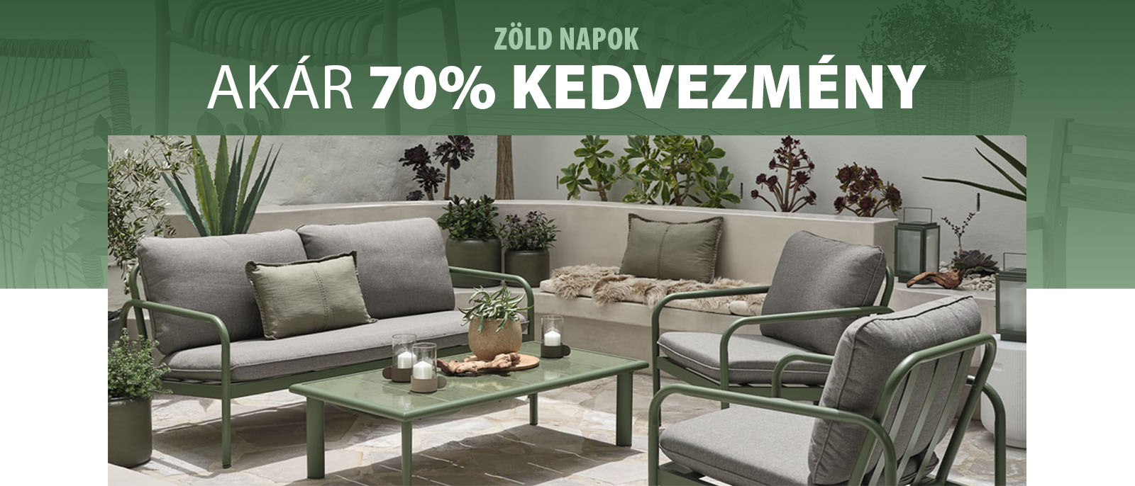 Zöld Napok - Akár 70% kedvezmény