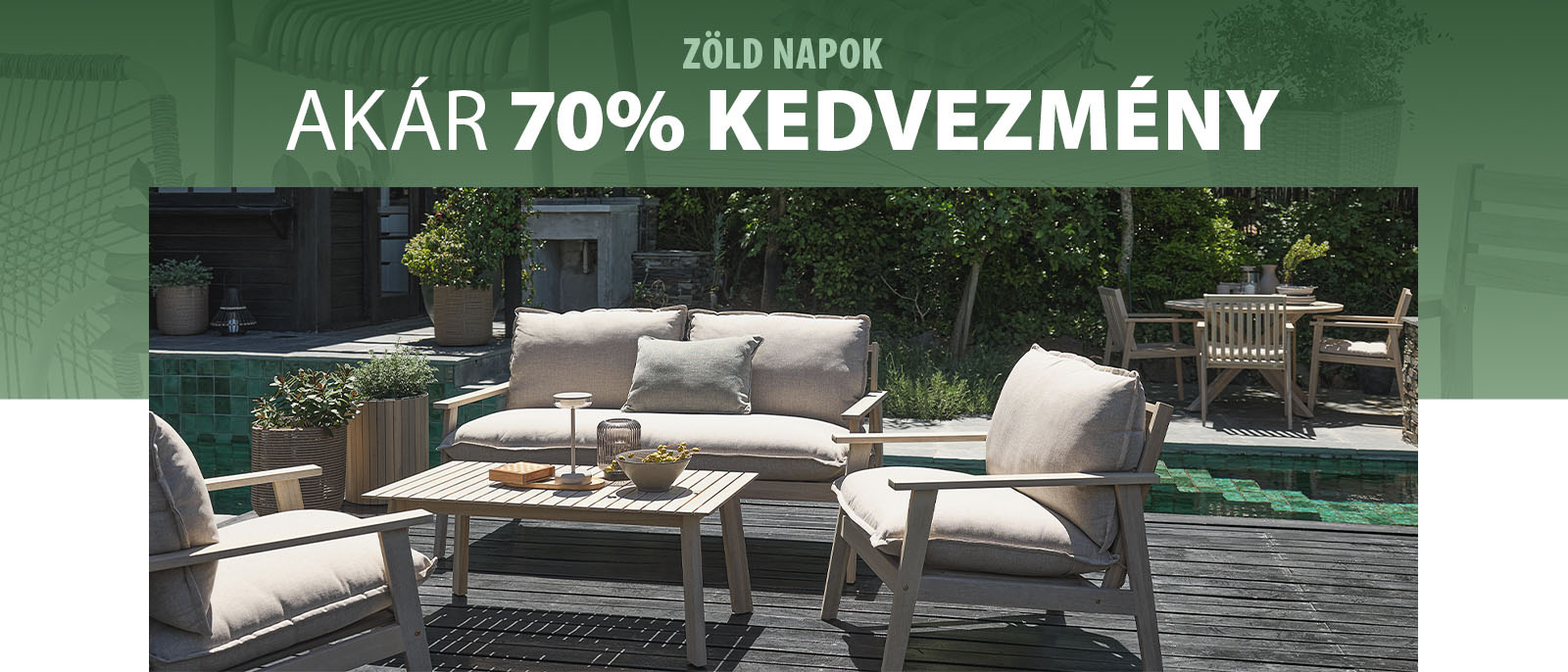 Zöld Napok - Akár 70% kedvezmény