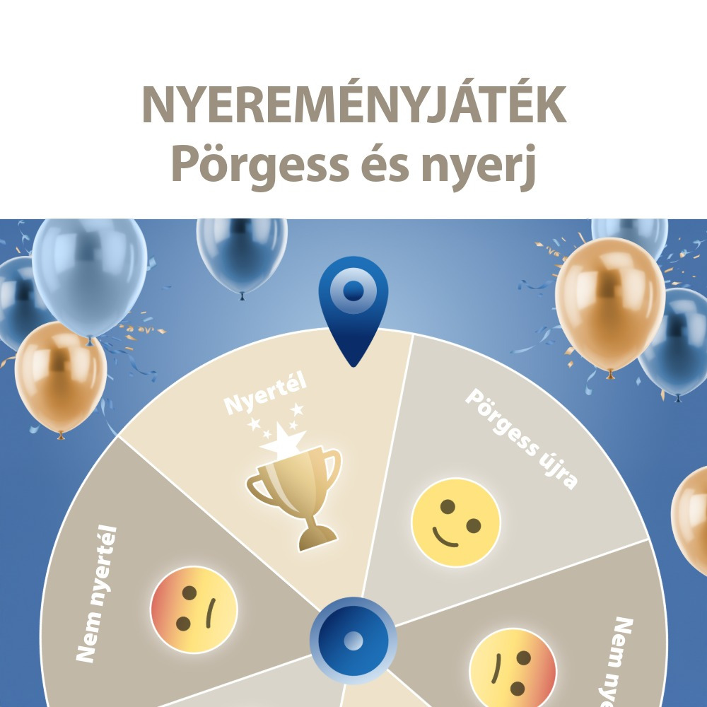 Nyereményjáték - Pörgess és nyerj