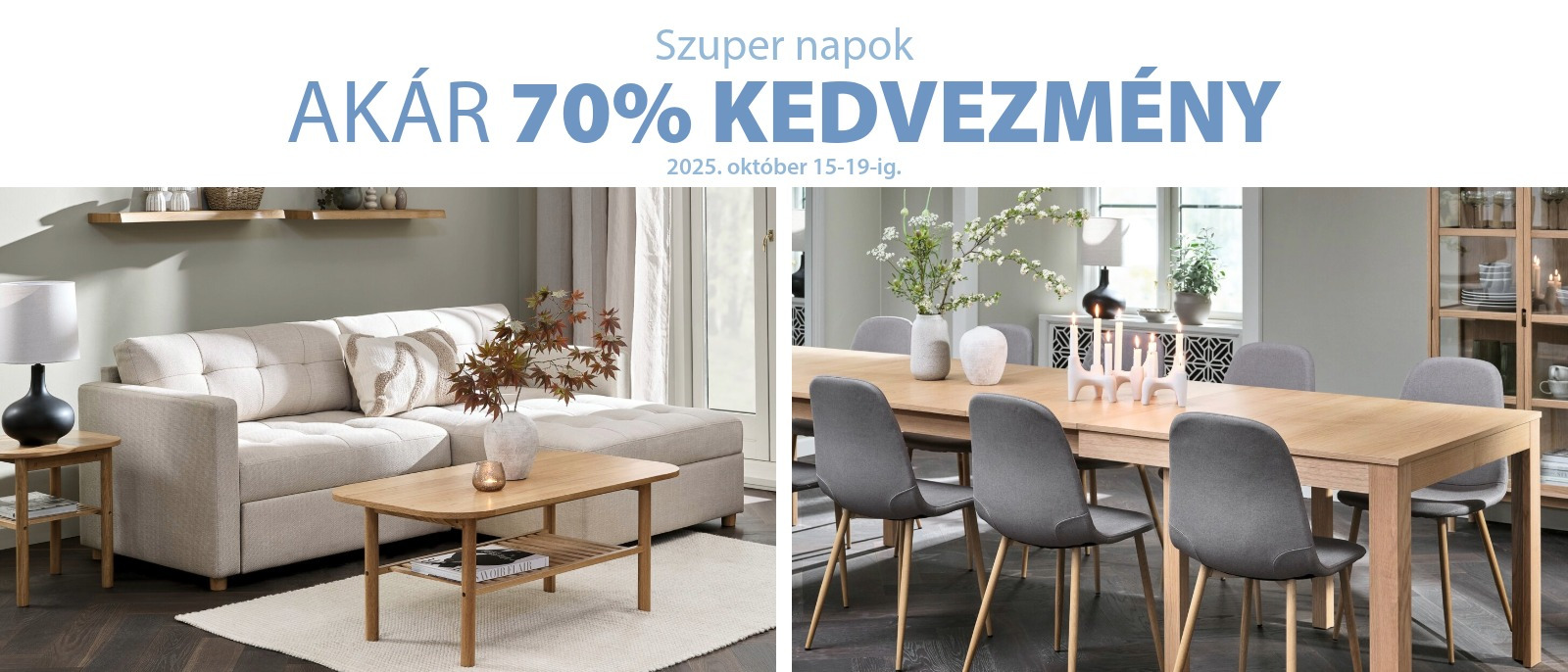 Szuper Napok - Akár 70% kedvezmény