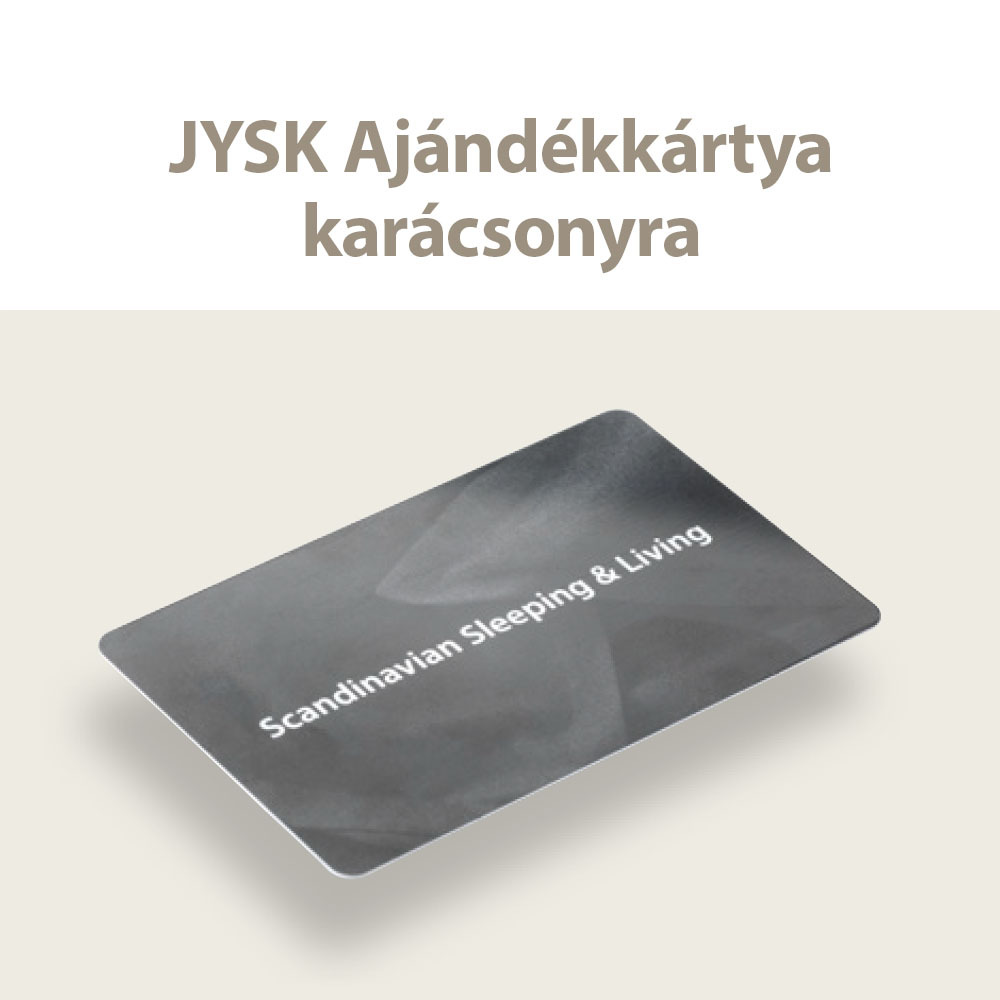 JYSK Ajándékkártya karácsonyra