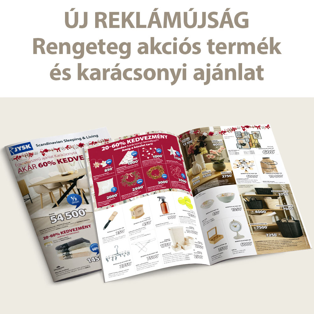 Új reklámújság - Rengeteg akciós termék és karácsonyi ajánlat Új reklámújság - Rengeteg akciós termék és karácsonyi ajánlat