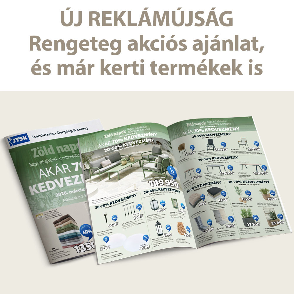 Új reklámújság - Rengeteg akciós ajánlat, és már kerti termékek is Új reklámújság - Rengeteg akciós ajánlat, és már kerti termékek is