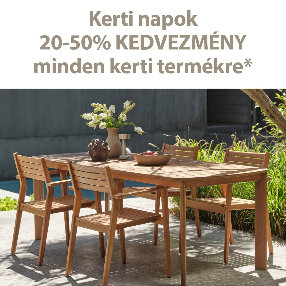 Kerti napok - 20-50% kedvezmény minden kerti termékre* Kerti napok - 20-50% kedvezmény minden kerti termékre*