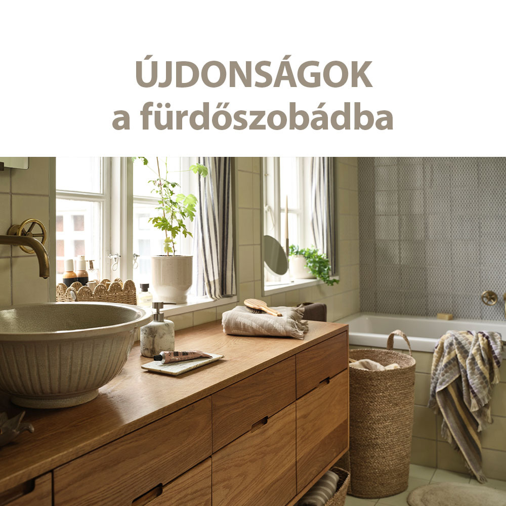 Újdonságok a fürdőszobádba