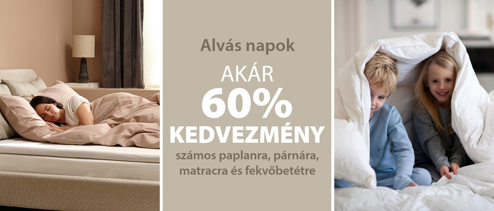 Alvás Napok - Akár 60% kedvezmény