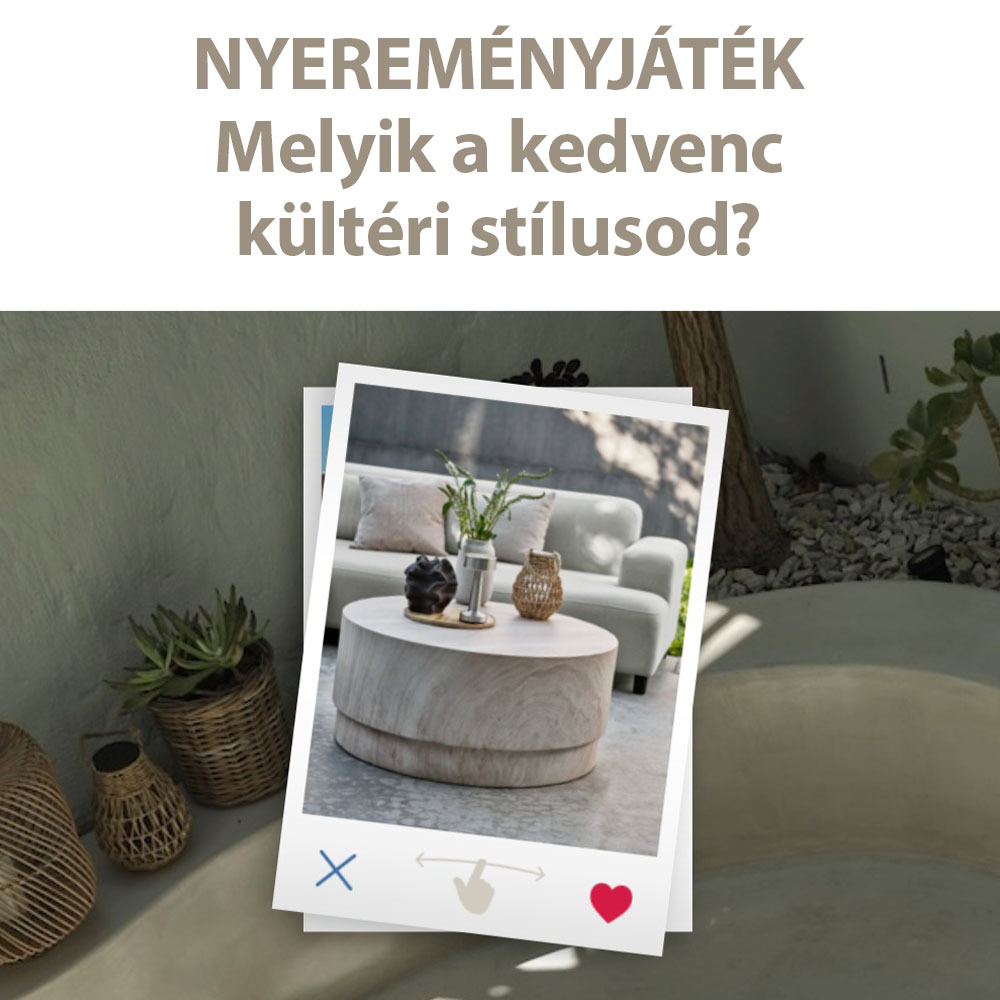 Nyereményjáték - Melyik a kedvenc kültéri stílusod?