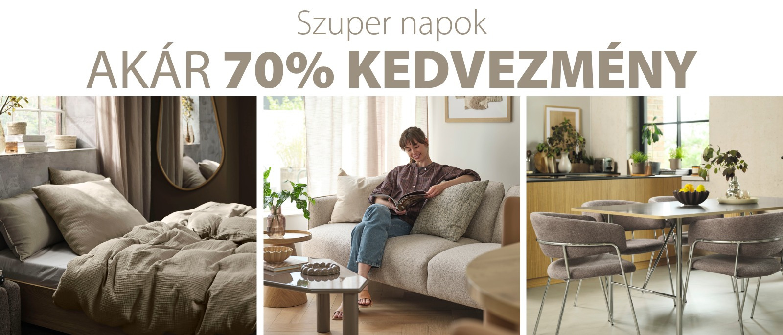Szuper Napok - Akár 70% kedvezmény