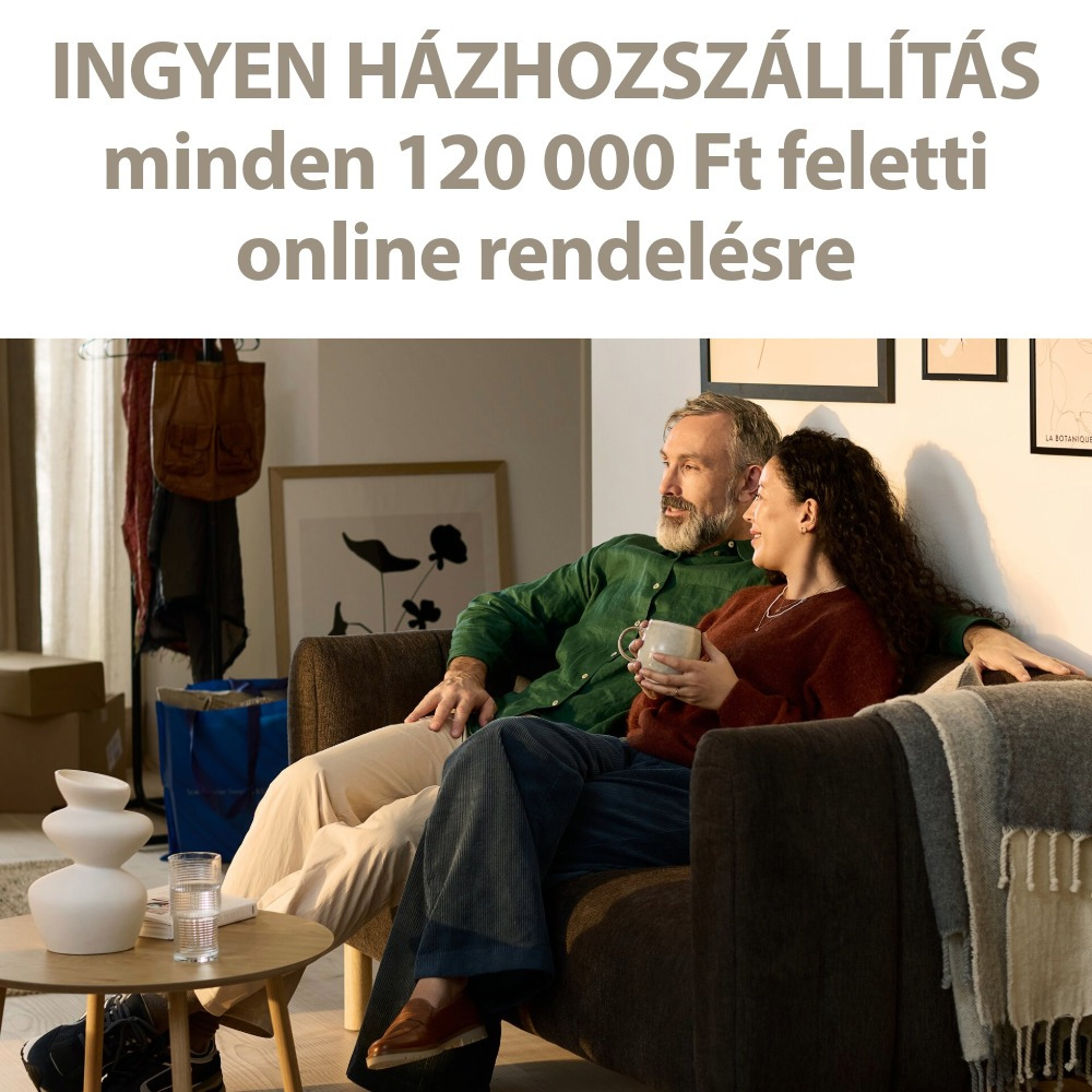 Ingyenes házhozszállítás minden 120 000 Ft feletti online rendelésre
