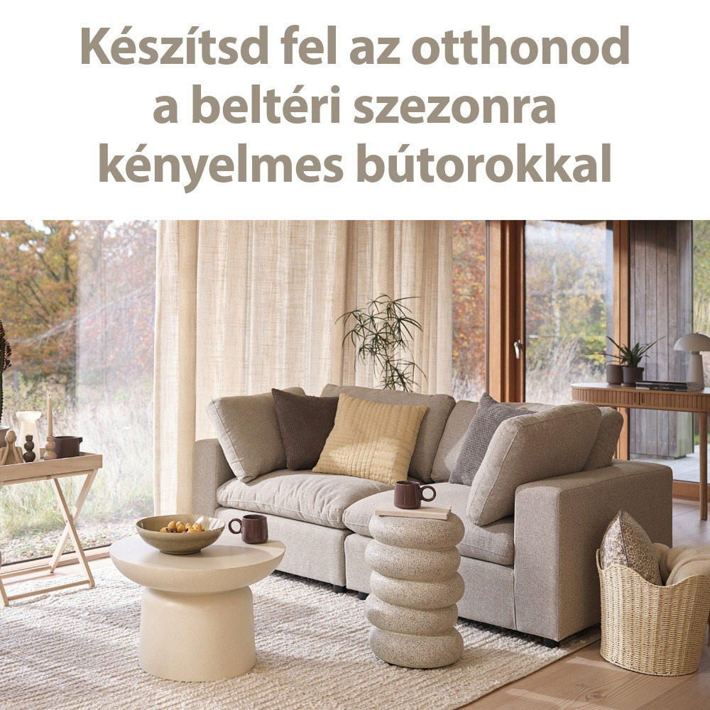 Készítsd fel az otthonod a beltéri szezonra kényelmes bútorokkal