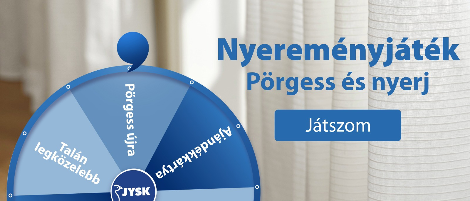 Nyereményjáték - Pörgess és nyerj