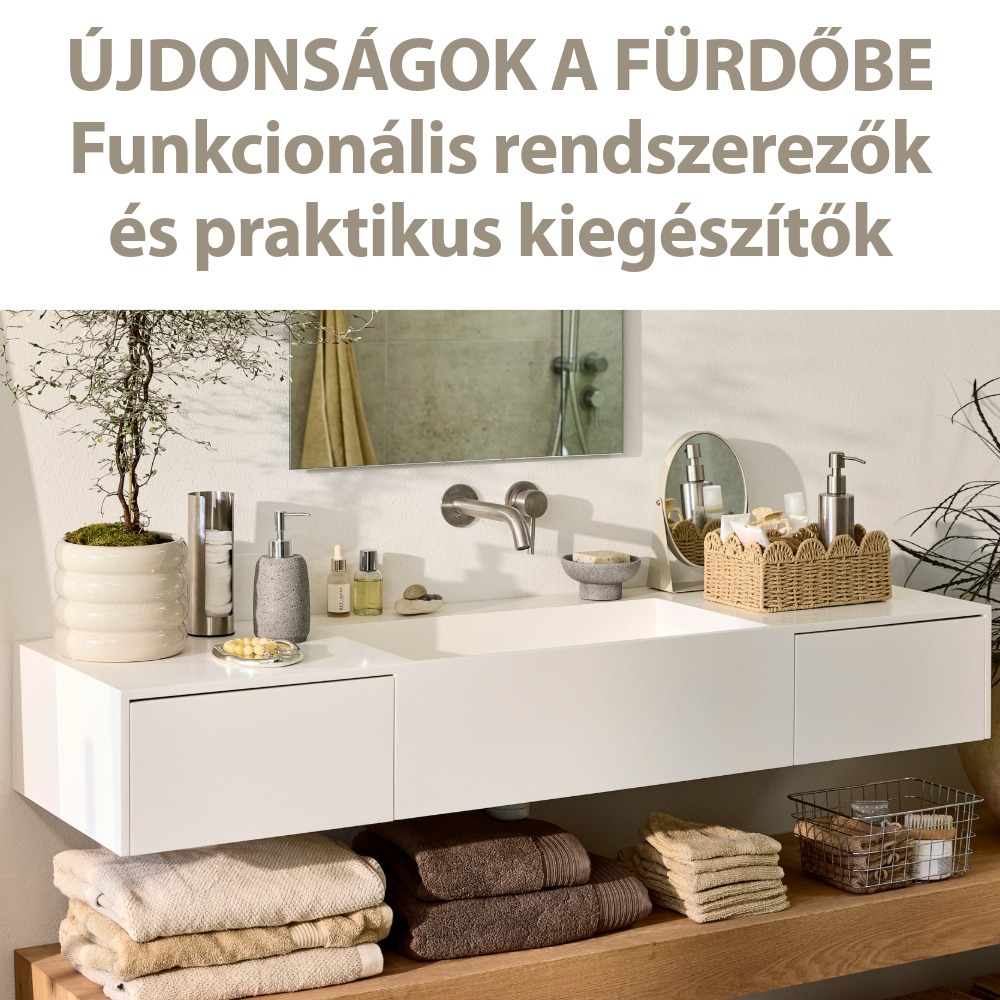 Újdonságok a fürdőszobádba Újdonságok a fürdőszobádba