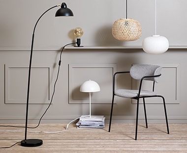 Asztali Lampa Patrik Atm14xma45cm Fekete Bordlampe