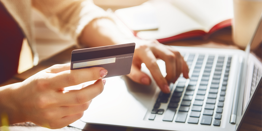 Person shopping online Person shopping online